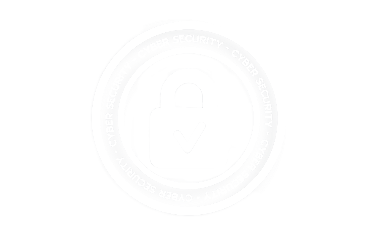Cyber Security Icon with Lock Image