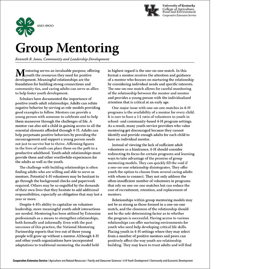 Group Mentoring Paper