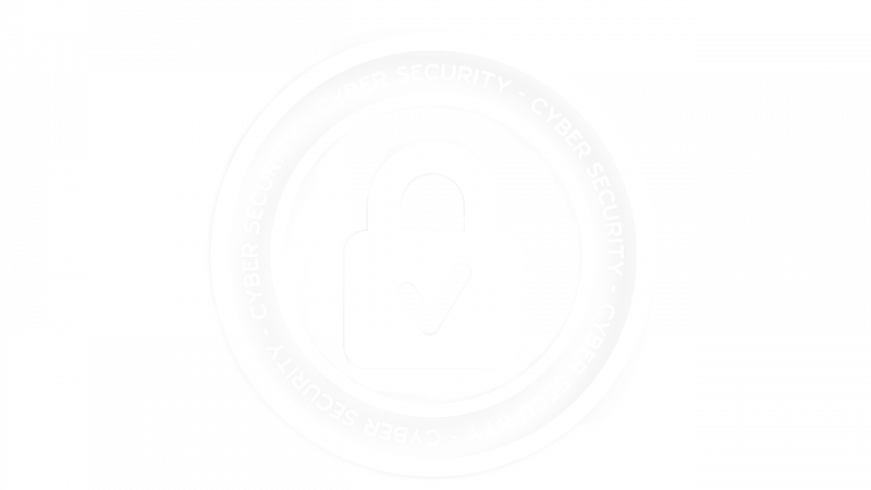 Cyber Security Icon with Lock Image