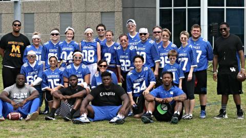 Participants in The Gridiron Challenge @UK: Breaking Collegiate Athletic Stereotypes